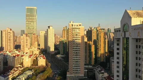 City sunset Stock Footage 146253903