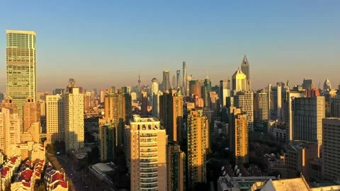 City sunset Stock Footage 146254582