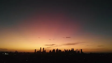 City Sunset Stock Footage 235258584