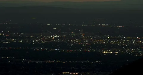 City at Sunset Stock Footage 292725715