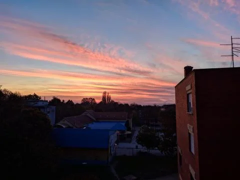 City sunset 写真素材