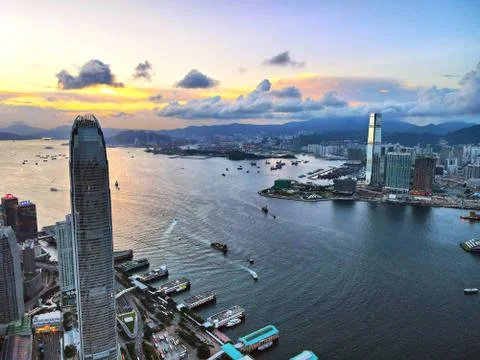 City Sunset Foto stock