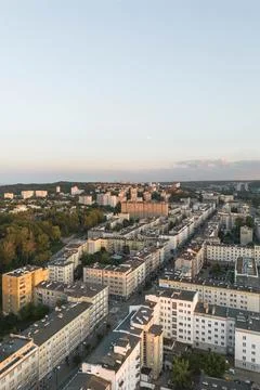 City Sunset Foto stock