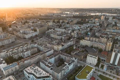 City Sunset Foto stock