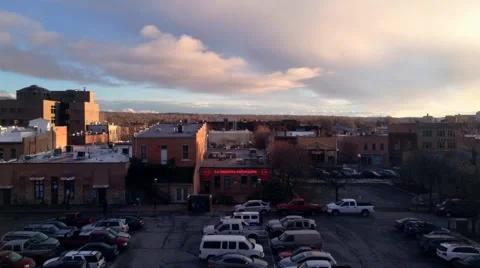 City Sunset Time Lapse Stock Footage 47157140