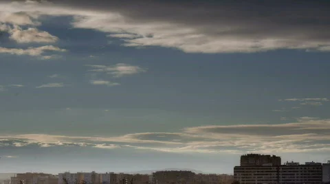City Sunset timelapse Stock Footage 310517