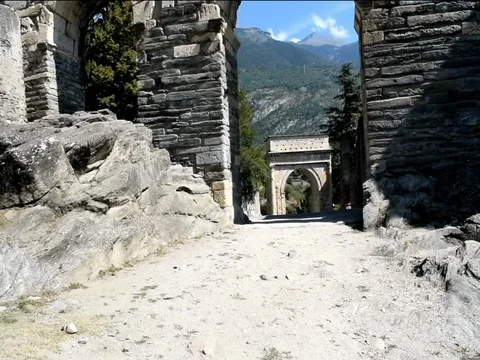 City of Susa Stock Footage 79678316