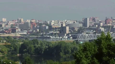 City in time lapse Stock Footage 10734821