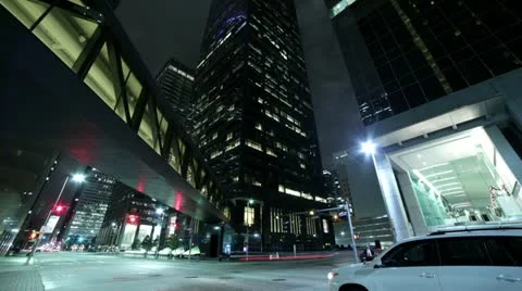 City Time Lapse Video stock 22413414