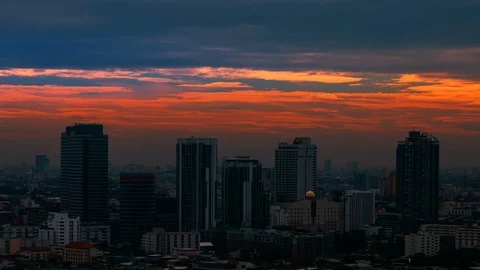 City time lapse. Stock Footage 100618369