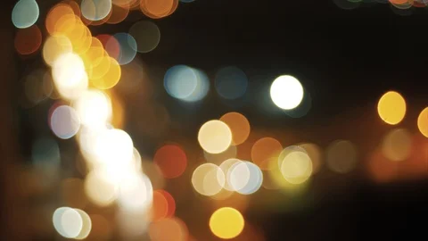 City timelapse in blur Stock Footage 92918645