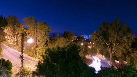 City timelapse at night Stock Footage 166698585