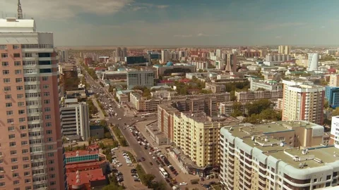 CIty Timelapse summer Stock Footage 80432223