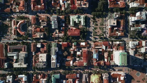 City from top Stock Footage 242230097