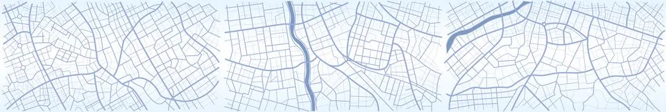 City top view. View from above the map buildings. Gps map navigation to own Stock Illustration
