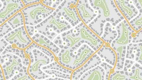 City top view. View from above the map buildings. Gps map navigation to own Stock Illustration