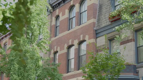 City townhome Stock Footage 248938324