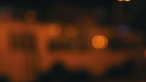 City traffic blurry background Stock Footage 71388889