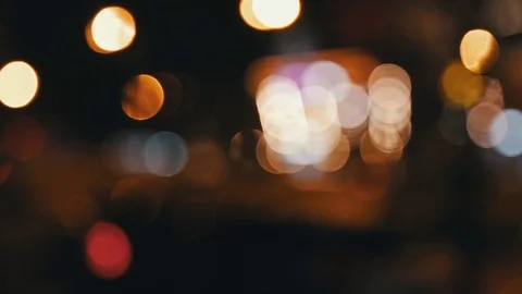 City traffic blurry background Video stock 71389375