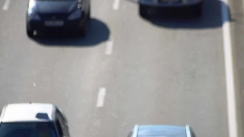 City traffic Defocus View. Stock Footage 69806413