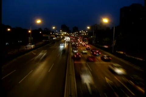 City Traffic Video stock 861900