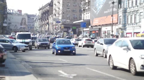 City Traffic Stock Footage 49410018