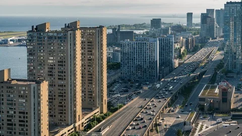 City Traffic Stock Footage 90864393