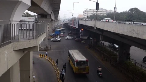 City-Traffic-India Stock Footage 83458798