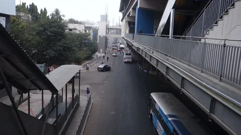 City-Traffic-India Stock Footage 83458893
