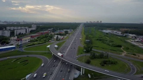 City traffic intersection Stock Footage 77106096