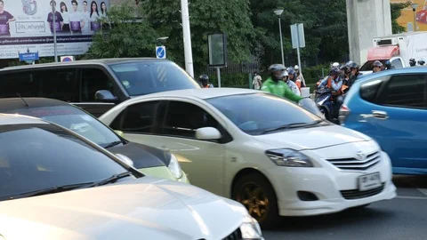 City traffic jam 库存影片 106925301