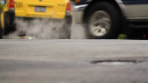 City Traffic Low Angle Video stock 31951708