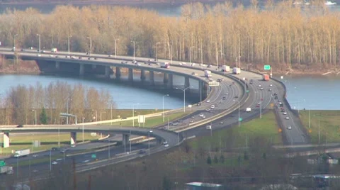 City Traffic Real Time Stock Footage 10591958