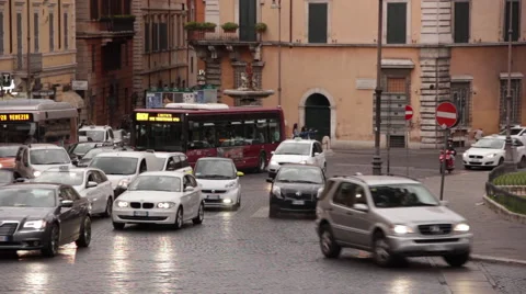 City traffic time lapse Stock Footage 40267325