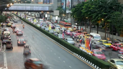 City traffic - Time Lapse Video stock 59741571