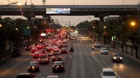 City traffic - Time Lapse Video stock 59830528