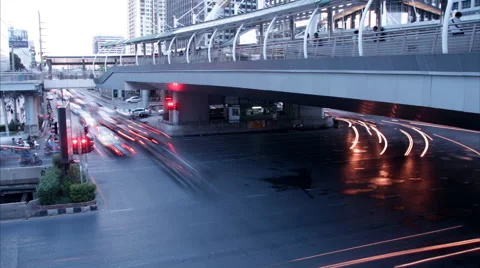 City traffic- time lapse Stock-Footage 60636746