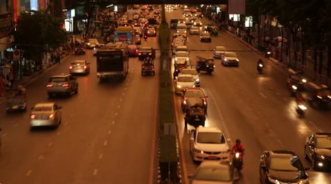 City Traffic - time lapse Stock Footage 60639184