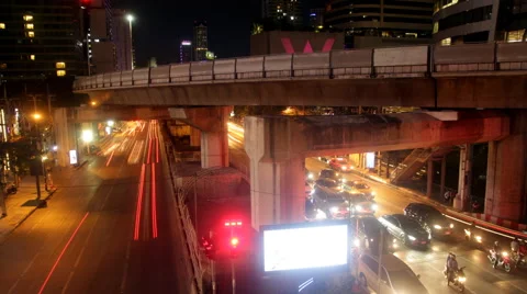 City traffic- time lapse Stock-Footage 60645112