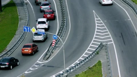 City traffic timelapse Stock Footage 41861677