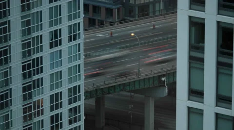City Traffic Timelapse Stock Footage 57786348