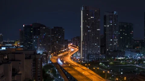City Traffic in Toronto Stock Footage 99257917
