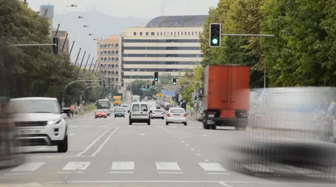 City Trafic Alive Stock Footage 45599815