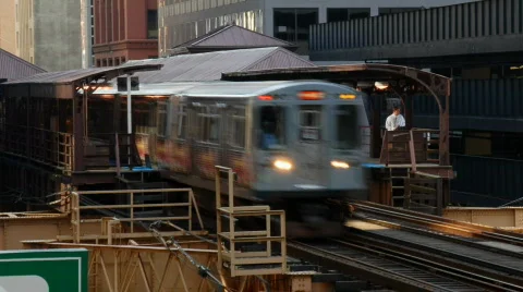 City Train 1b Stock Footage 108025