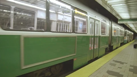 City Train Departing Underground Stockbeeldmateriaal 87540595