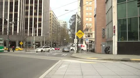 City Train Stock Footage 10732548