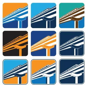 City train Stock Illustration