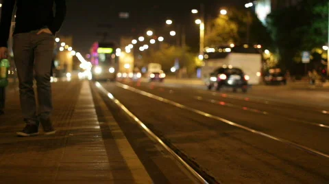 City  tram Video stock 743382