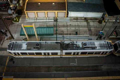 City Transit Train Stock Photos