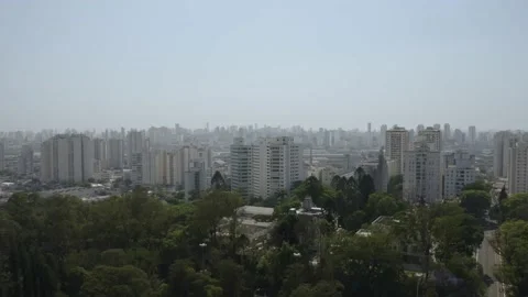 City with trees Stock Footage 140064650